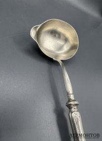 Черпак для соуса. Серебро 84 пробы, В. Хемпель и братья Грачёвы, магазин Владимирова, Россия