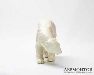 Статуэтка «Белый медведь». Фарфор, Schaubach-Kunst, Германия, 1926–1953 годы