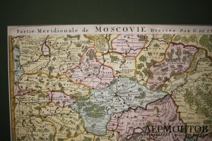 Карта центральной части Российской империи. Лисль, Мортье. Амстердам, 1742 год.