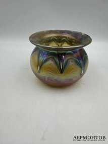 Ваза в стиле модерн. Радужное стекло, Loetz, Богемия, 1900-е годы