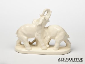 Статуэтка «Слонята». Чехословакия, 1930-е годы