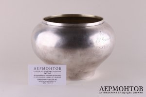 Братина. Серебро 84 пробы. Фирма К. Фаберже. Российская империя, Москва, 1896 г.