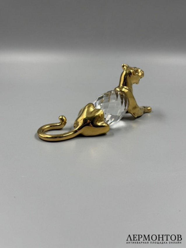 Статуэтка «Леопард». Хрусталь, Swarovski