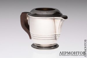 Молочник Art Deco.  Серебро 950 пробы. Франция, нач. XX века.