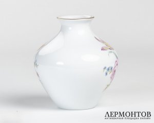 Ваза с цветами. Фарфор, Hutschenreuther, Германия, 1970–1985 годы