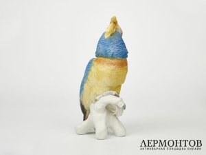 Статуэтка «Попугай». Фарфор, Karl Ens, Германия, середина XX века