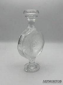Флакон-штоф в виде цветка. Хрусталь, Lalique, Франция, 2-я половина 20 века