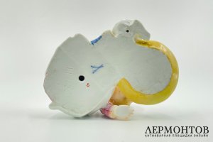 Статуэтка Ребенок с щенком. Германия, Meissen, K. Hentschel, 1905 - до 1924 г. Фарфор