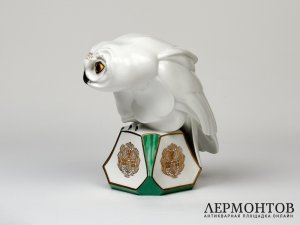 Статуэтка «Сова». Фарфор, Lorenz Hutschenreuther, Германия, 1938 год