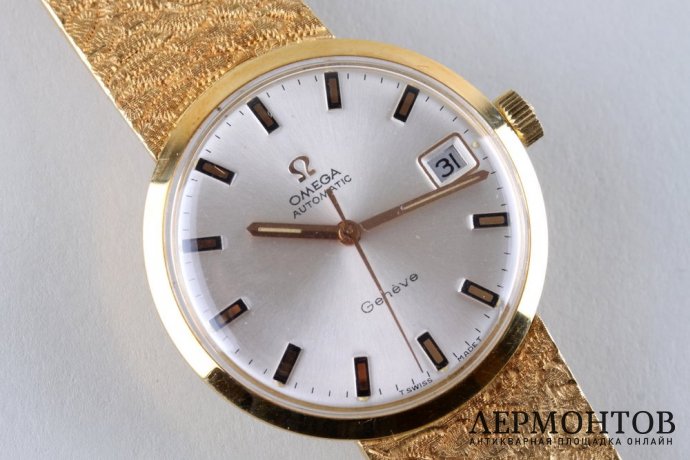 Часы наручные Omega Geneve. Золото 750 пробы. Швейцария 