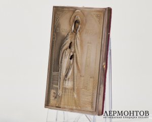 Икона «Великомученица Варвара». Серебро, современная работа