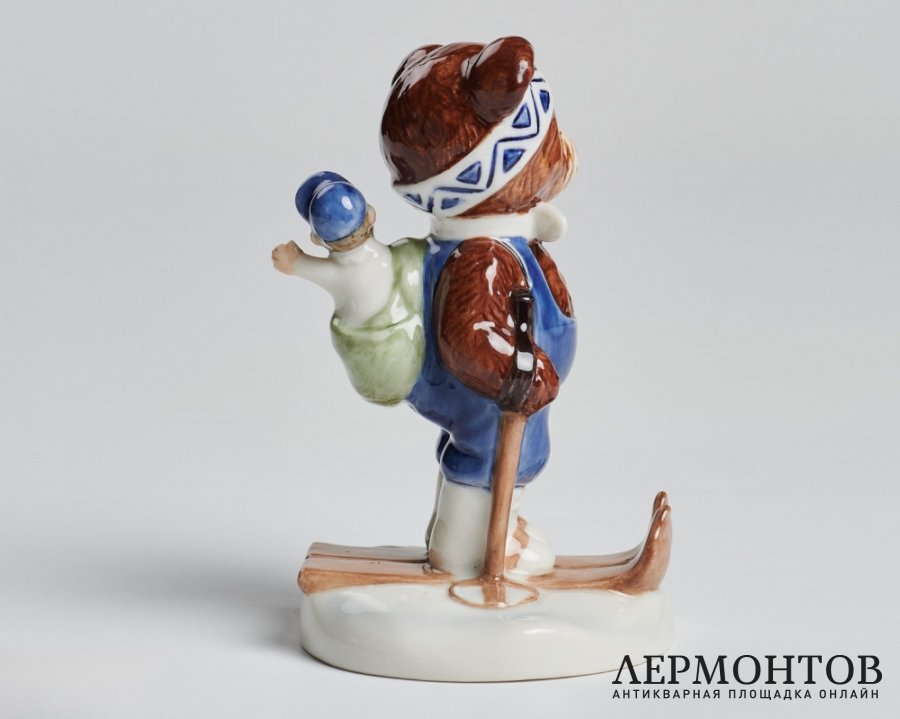 Статуэтка «Freddie» из серии Teddy Collection. Фарфор, Bing & Grøndahl, Дания