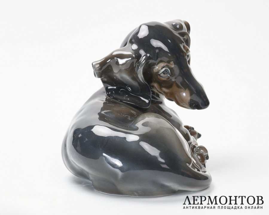 Статуэтка «Такса». Фарфор, Rosenthal, Германия