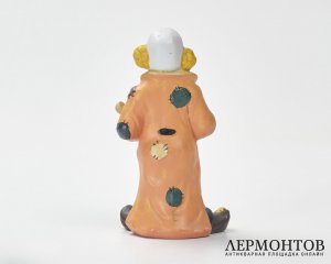 Статуэтка «Клоун с мандолиной». Фарфор, Европа, середина XX века