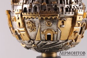 Скульптура. Малая сфера Иерусалима. Франк Майслер. Мрамор, серебрение. Израиль, XX в.