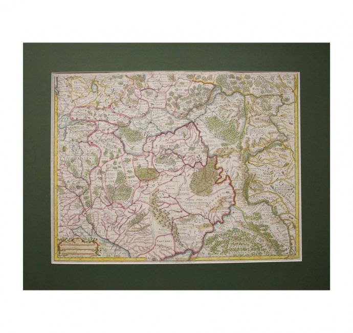 Карта центральной части Российской империи. Лисль, Мортье. Амстердам, 1742 год.