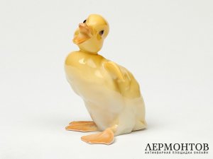 Статуэтка «Утенок». Фарфор, Lorenz Hutschenreuther, Германия, 1980 год