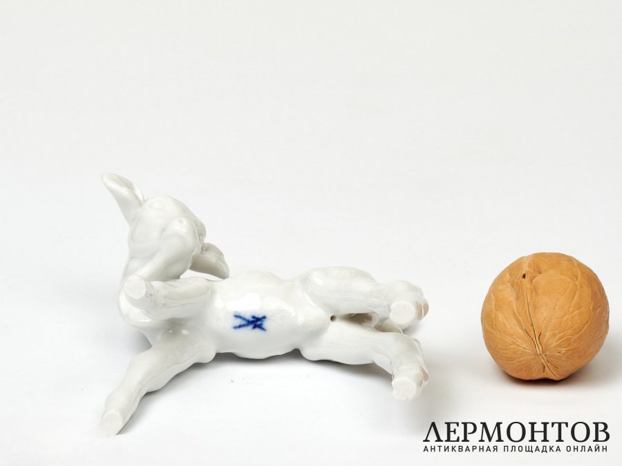 Статуэтка «Теленок». Фарфор, Meissen, Германия, 1930–1940 годы