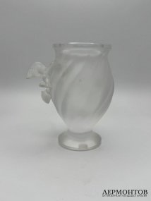 Ваза «Flying Doves». Хрусталь, Lalique, Франция