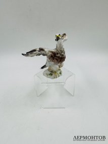 Статуэтка «Орёл». Фарфор, роспись, Meissen, Германия, 19 век