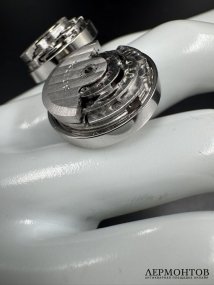 Запонки из коллекции «Cufflinks». Нержавеющая сталь, Milus, Швейцария