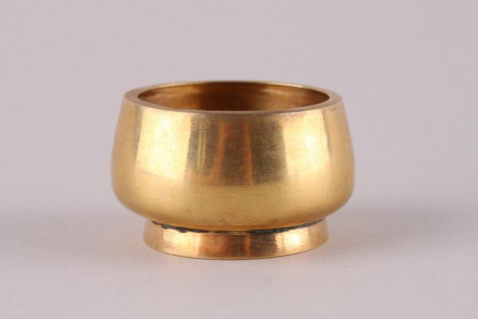 Солонка. Братья Грачевы. Серебро 84 пробы, золочение. Россия, 1908-1917 гг.