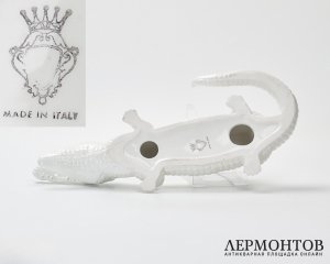 Статуэтка «Крокодил». Керамика, G.B.C. Ceramiche, Италия, 1970-е годы