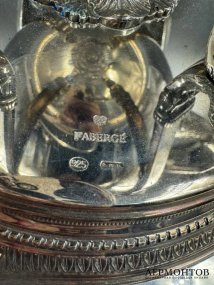 Кофейный сервиз в стиле ампир со львами. Серебро 925, Faberge, выпуск 2 из 50