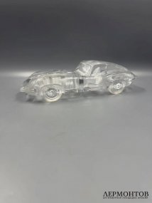 Модель автомобиля «Jaguar E-Type». Хрусталь, Daum, Франция, конец 20 века