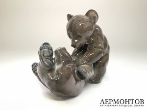 Статуэтка «Медведи». Фарфор, Rosenthal, Германия, 1960 год