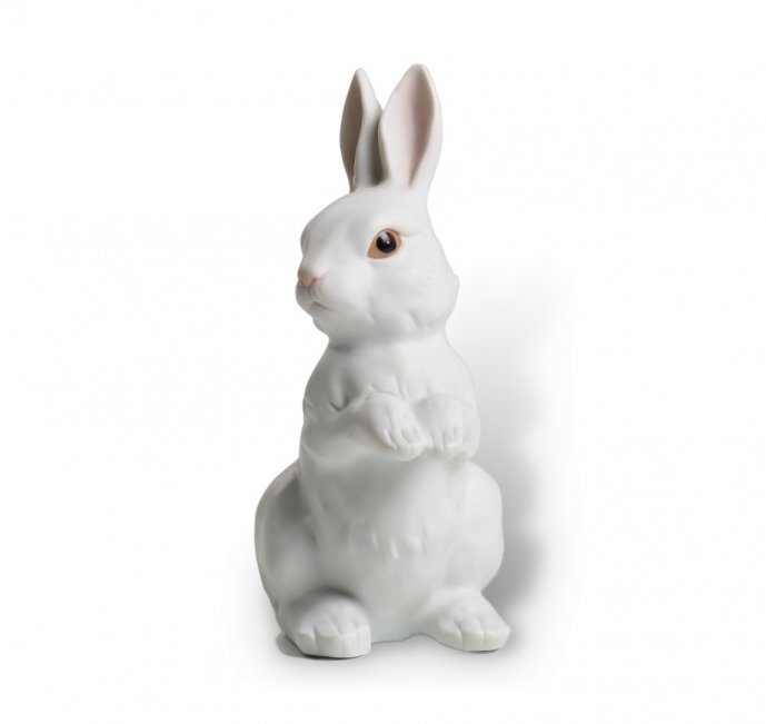 Статуэтка «Стоящий кролик». Бисквитный фарфор, Rosenthal, Германия