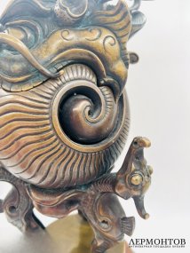 Курительница. Бронза, скульптор Дмитрий Будажабэ, Россия, современная работа