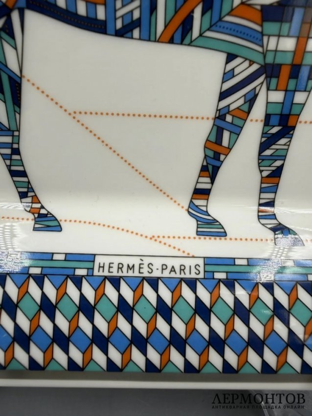Пепельница «Cheval Déco». Фарфор, Hermès, Франция