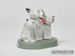Набор для специй «Кошки». Фарфор, Германия, первая половина XX века