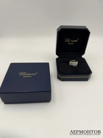 Кольцо «Happy Diamonds Elephant» с бриллиантом. Белое золото 750, Chopard, Швейцария