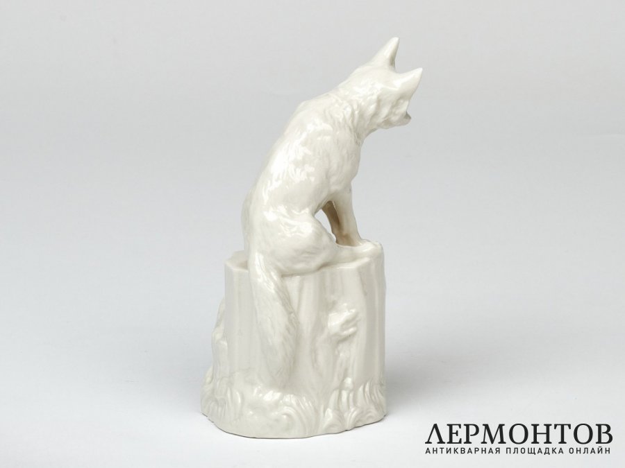 Статуэтка «Лиса». Фарфор, Nymphenburg, Германия, 1976–1996 годы