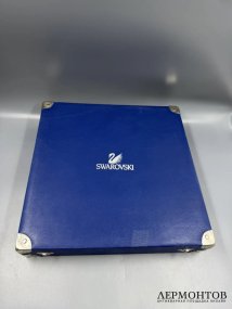Шахматы с зеркальной доской. Хрусталь, Swarovski