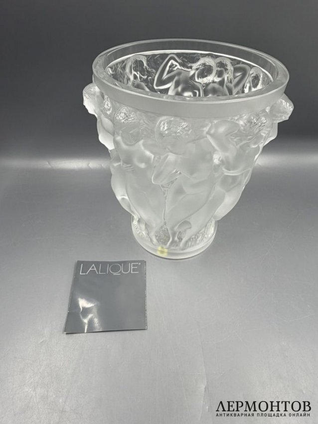 Ваза «Вакханки», выпуск 1000 экземпляров. Хрусталь, Lalique, Франция