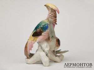 Статуэтка «Фазаны». Фарфор, Karl Ens, Германия, 1950–1960 годы