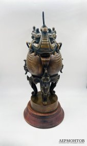Курительница. Бронза, скульптор Дмитрий Будажабэ, Россия, современная работа