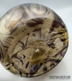 Ваза для цветов в стиле модерн. Радужное стекло, Loetz, Богемия, 1900-е годы