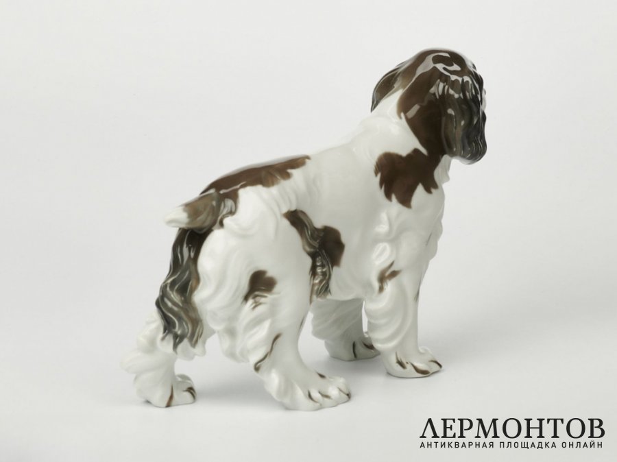 Статуэтка «Охотничий спаниель». Фарфор, Rosenthal, Германия, 1929 год