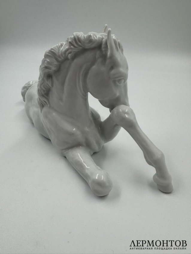 Статуэтка «Жеребёнок». Фарфор, Meissen, Германия, 1-я половина 20 века
