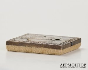 Икона дорожная «Архангел Михаил». Серебро, современная работа