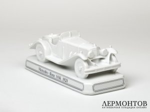 Статуэтка «Mercedes-Benz SSK 1928». Фарфор, Seltmann Weiden, Германия, 1954–1990 годы