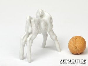 Статуэтка «Теленок». Фарфор, Meissen, Германия, 1930–1940 годы