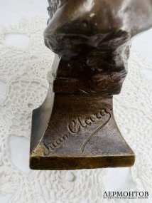 Скульптура «Смеющийся малыш». Бронза, автор модели J. Clara, Испания, начало 20 века