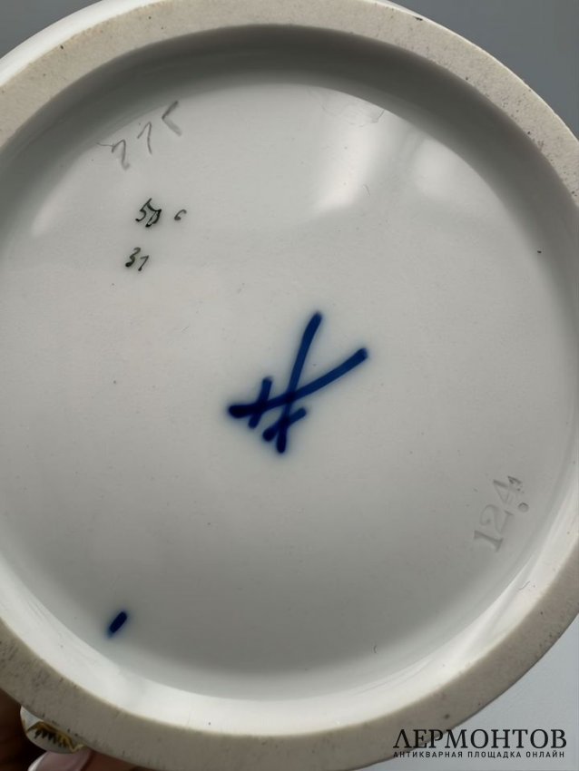 Кофейник «Индийская живопись». Фарфор, роспись, Meissen, Германия, 2-я половина 20 века