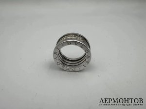 Кольцо «B.zero1» с бриллиантами. Золото 750 пробы, Bvlgari