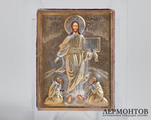 Икона «Спас Смоленский». Серебро с позолотой, современная работа